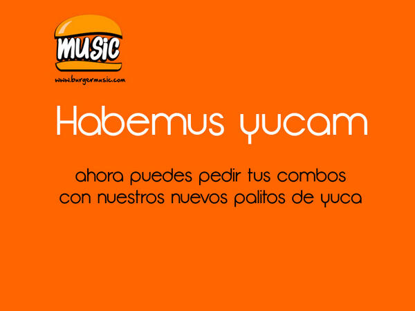 BurgerMusic's tweet photo. Habemus yucam http://t.co/jgbXsv4KLm