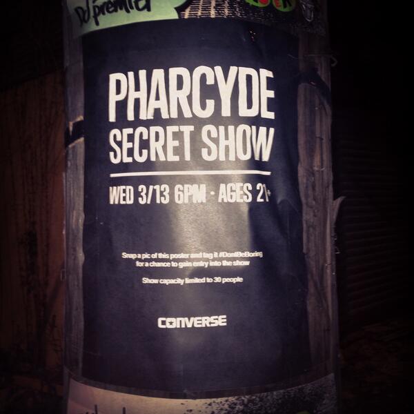 BrothaMiles's tweet image. Pharcyde show in ATX - Find flyer. Snap pic. Tag it #DontBeBoring. Enter to win entry. 21+. Limit 30. http://t.co/xUBuCLZ0P3” @RyanBerger1