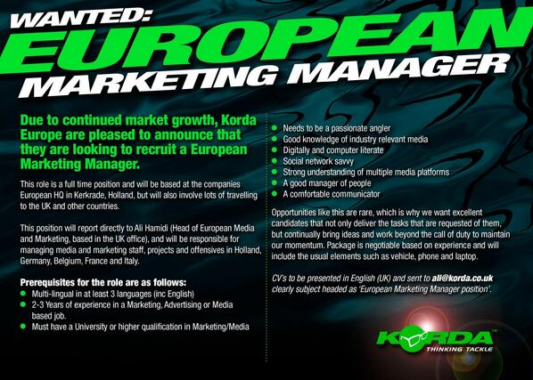 Korda wants you...