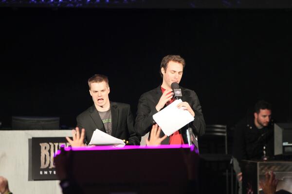 StarCraft's tweet photo. @HuskyStarcraft What a great shot! Here's one of our faves from the #SwarmLaunch event... ;) http://t.co/lnyyEPrvqt