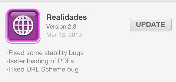 Realidades App tweet media