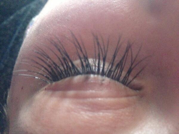 Fakinitx's tweet image. Another set Eyelash Extensions done today. #Whitstable #HerneBay #Canterbury