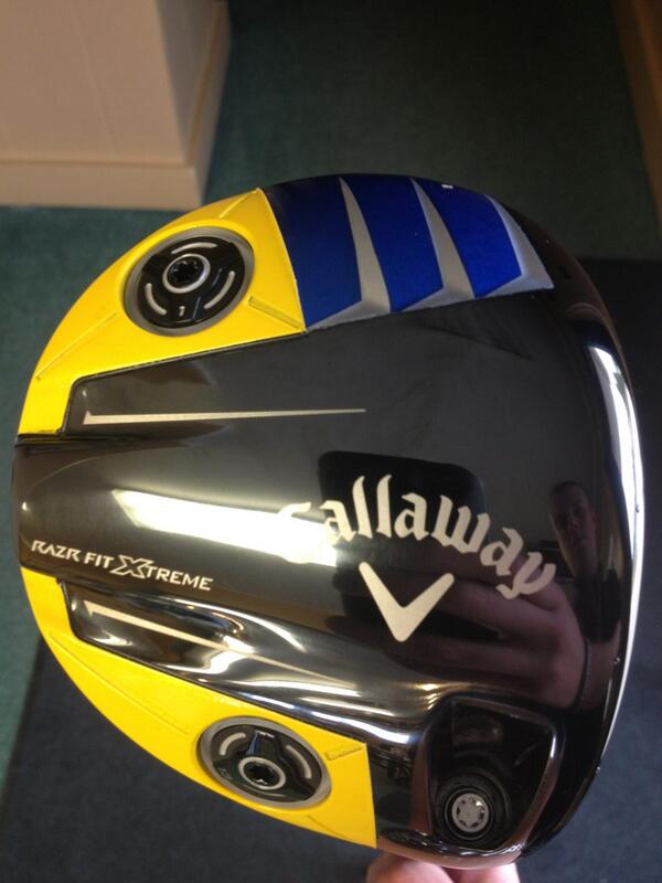 CallawayGolf's tweet photo. Nicely played with the #udesign colors. #LongestDriverInGolf MT @NoahW_PGA: @CallawayGolf My new driver!! #XBomb http://t.co/2FCJ9K55s5