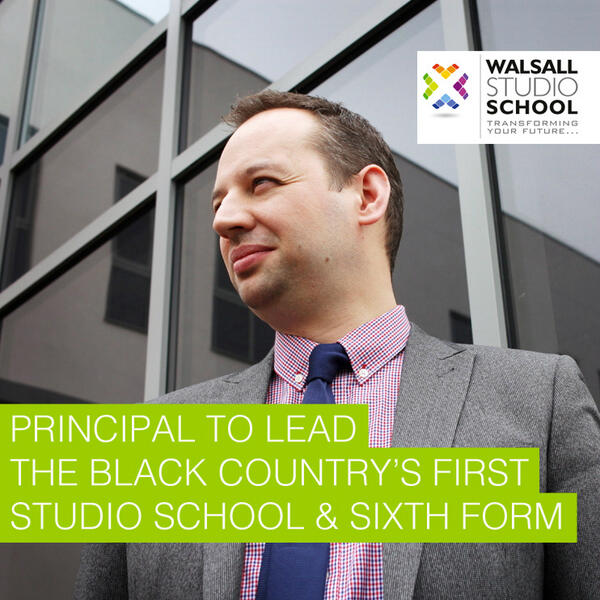Delighted to have officially started work on the opening of <a href="/WalsallStudio/">Studio School and Sixth</a> - the Black Country's first Studio School!