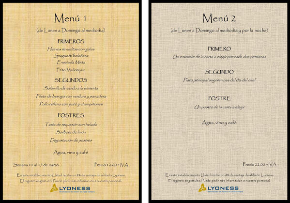 EsRecodeGenova's tweet photo. Os presentamos el #menú de esta semana ¡Bon profit! http://t.co/NBm4Y0rV9b