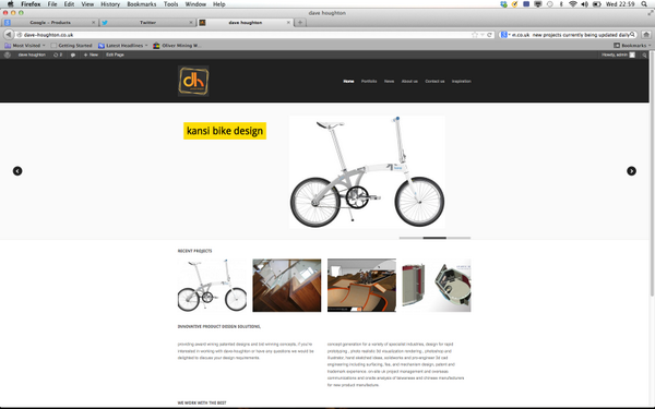 DesignerProduct's tweet image. new website designed,                                   dave-houghton.co.uk  
new projects updated daily