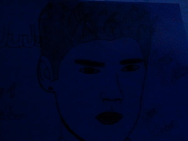123456JADE's tweet image. The pic I drew of @justinbieber
