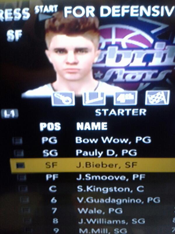 jenkins_kelley's tweet image. Gonna be @justinbieber in NBA 2k13 !!!!!!! :) #CelebrityTeam #JustinFlow #GunnaKillIt #NBA2k13