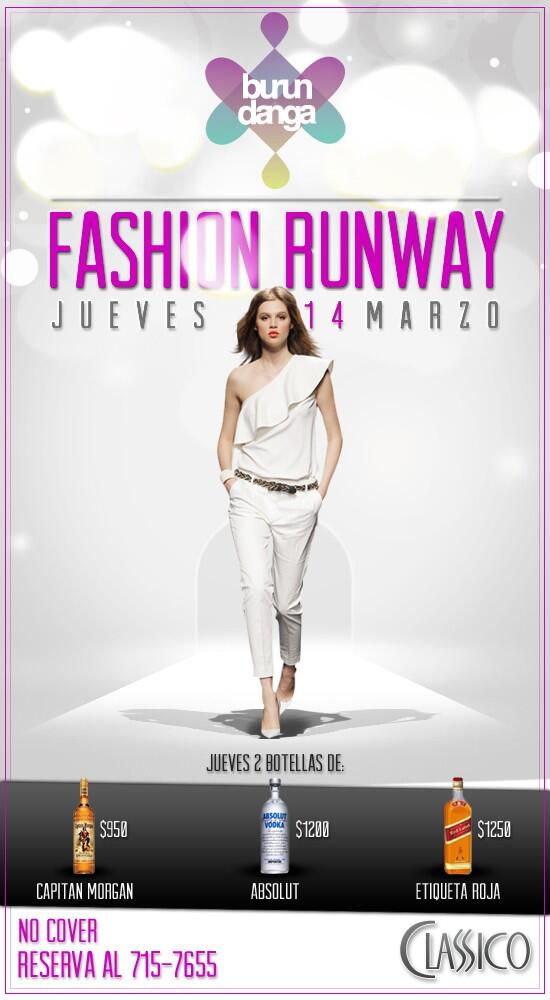 classicocln's tweet photo. Mañana no pueden perderse el BURUNDANGA FASHION RUNWAY!! #JuevesdeClassico http://t.co/dIPwnJdgoJ