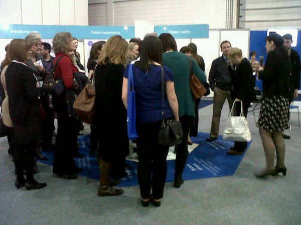 NHS_ICB's tweet image. @helenbevan demonstrating the #NHSchange model with the rug - come along and join in #nhsinnovationexpo2013