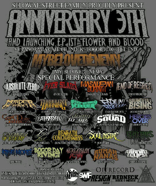 Ayo metalheads! Mari kita bercircle-phit  tanggal 31 maret, kami akan perform di Panorama Cafe! OTS: 10k