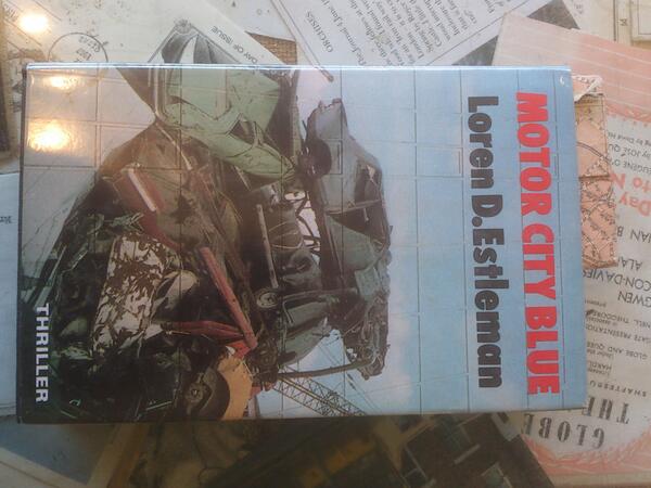 Hardboiled Hardback of the day: a Detroit detective noir, signed copy. Available online and in-shop.