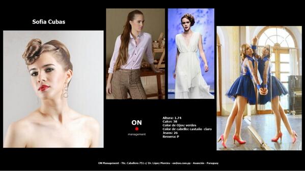 onmanagementpy's tweet photo. Nuestra modelo Sofía C. fue imagen de Fauve Gaubbe la temporada verano 2013. http://t.co/85BMNZ1FUm