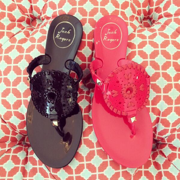 red jack rogers sandals