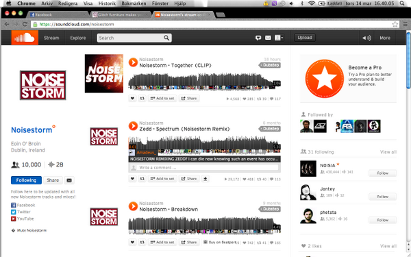 LincolnApe's tweet photo. @NoisestormMusic 10.000 followers, congratulations man! http://t.co/x6QYXt4vMy