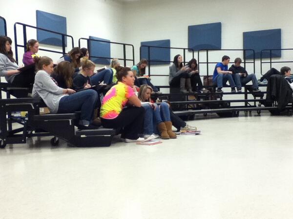 Bolsinger54's tweet photo. @MorganGrocholsk Our choir is so productive lol http://t.co/WguYuyFiXo