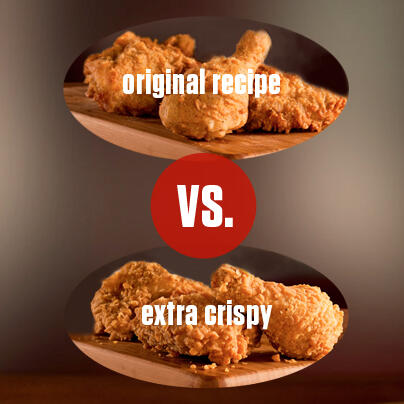 Kfc Original Recipe Vs Extra Crispy