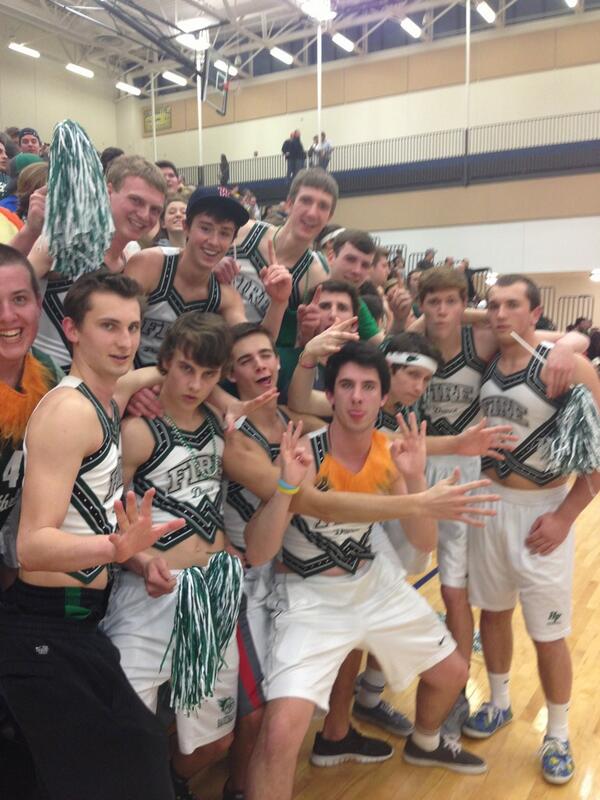 Our fans are great! Good job cheering. #GoFire