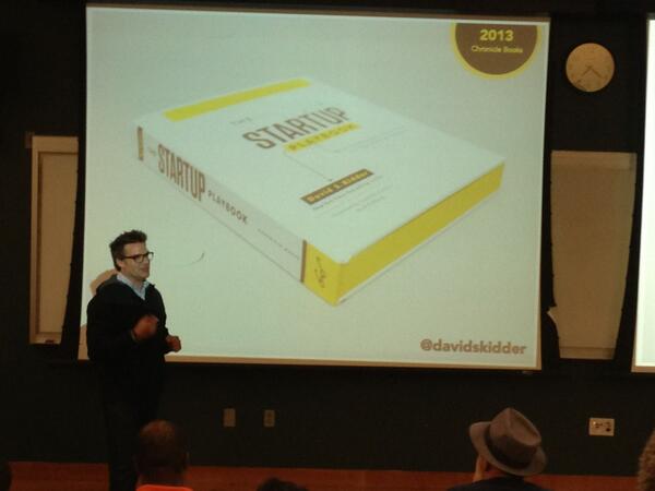 Junglerock's tweet image. The Startup Playbook by @davidskidder #mjtech meetup 34 didn't know he did Intellectual Devotional!