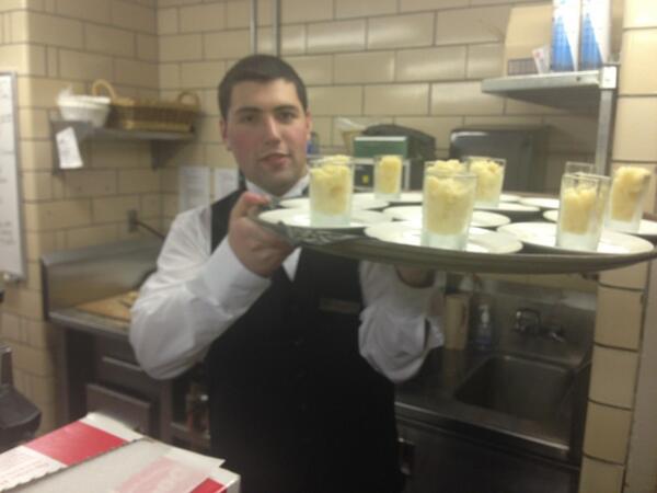 Mango-Persimmon Granita.