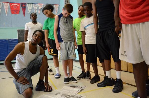It's an outlet for kids to stay away from issues such as gun violence, drugs, #sportsmatter