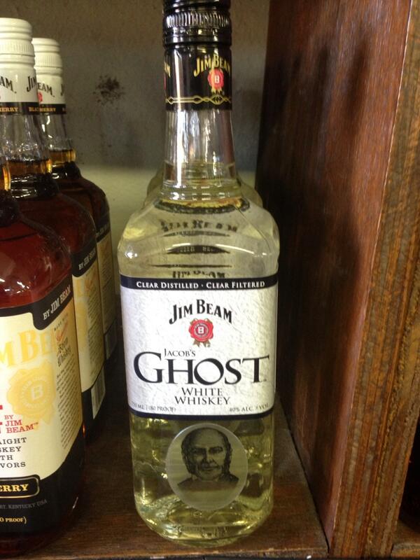 StarPackage's tweet image. #NewProduct Jim Beam Ghost-- clear whiskey aged in white oak barrels, 80proof. $19.80