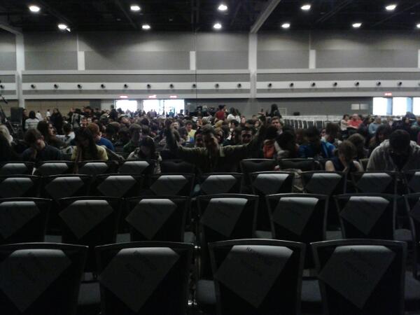 PeerRevRad's tweet image. Representing CHUO89.1 fm at the Ottawa convention centre! Bill Nye!!