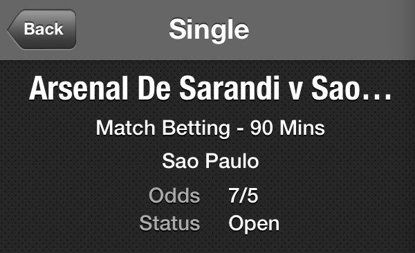 OneNeilBet's tweet image. My overnight bet for tonight, they have to win! #SaoPaulo