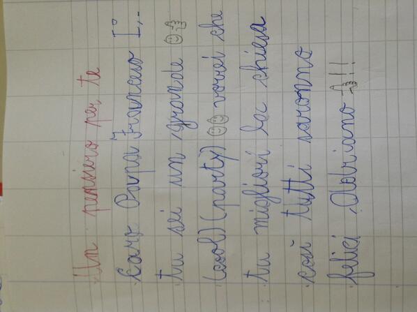 MorlupoPrimaA's tweet photo. @Pontifex_it http://t.co/gYqDy8bL7c