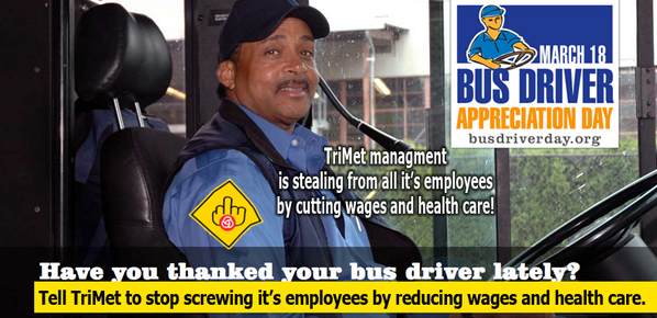 Let's show support for the people who do the work. #TriMet