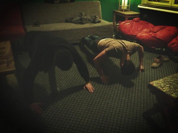 NaughtySquirrel's tweet photo. Get fit with Paul !!! http://t.co/ptO6FuKpSt