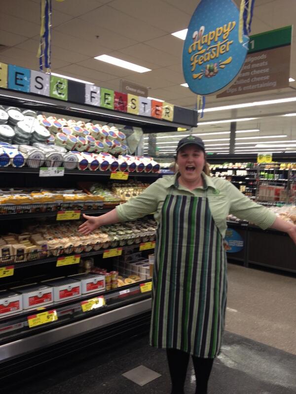 LettyRachel's tweet photo. Tamz going cheese crazy with our front end Feaster display at 3142@XpressWoolies @grantahubbard http://t.co/UxXBX0GpOx