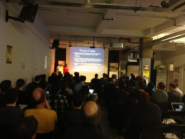 wendydevolder's tweet image. Simon Peyton Jones kicks off at #fpx on #types and #typesystems skillsmatter.com/event/scala/fu…