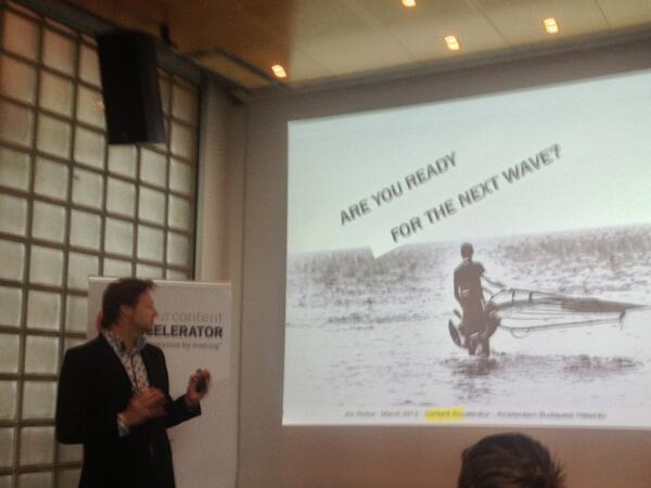 michielkoeman's tweet image. About trends, hypes and waves with @JimStolze #contentaccelerator