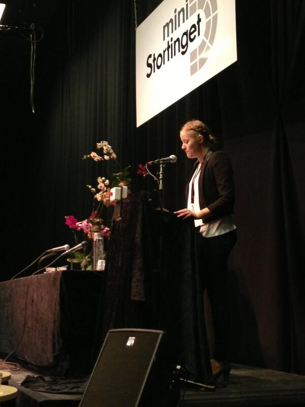 Mini_Stortinget's tweet image. Bente Andås taler for mistillitsforslaget #ministortinget