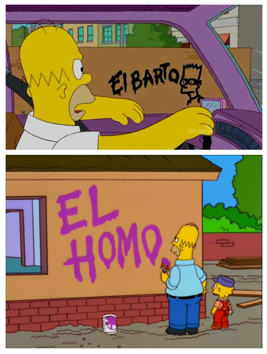 HomeroLodijo's tweet photo. Si Bart puede ser el Barto, yo puedo ser... ¡El Homo! https://t.co/EeEBuVrkJk