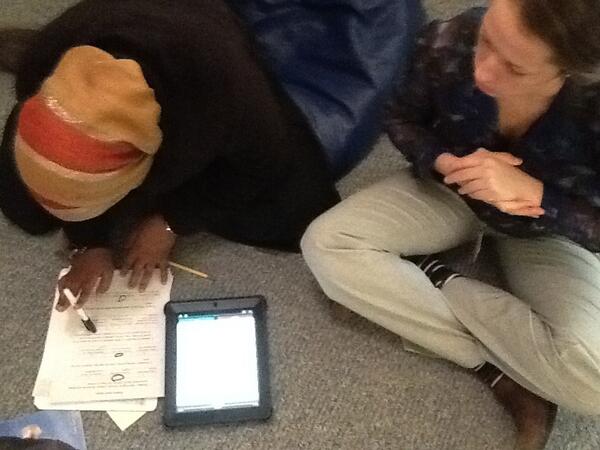 Using iPads to evaluate our own fluency and improve on how we monitor for meaning. #champvt #bsdvt #vted