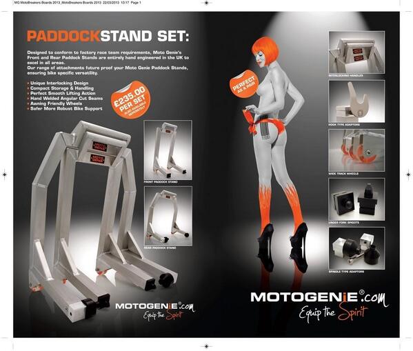 CFMotorsport75's tweet photo. Check out the new paddock stand sets from @motogenie buy them at http://t.co/Ep50khfIl0 👍sweet factory style 😝 http://t.co/0SfABHB9Gb
