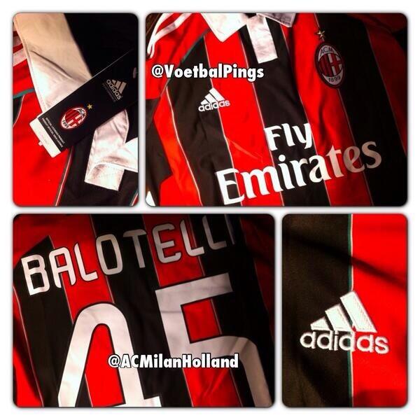 voetbalflitsen's tweet photo. Maak binnenkort kans op dit Mario Balotelli-shirt! Volg @voetbalpings en @ACMilanHolland en RT deze tweet! http://t.co/oju0eb5KZv
