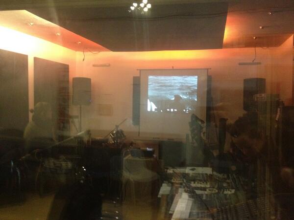 BSC_Floating's tweet photo. Recording soundtrack for Floating Memories archive film http://t.co/tmE03jTTYb