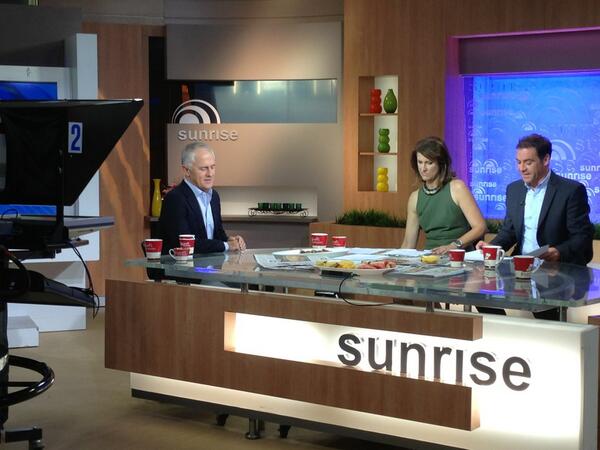 TurnbullMalcolm's tweet photo. Labor Government now just the Julia Gillard preservation society - discussing this week's debacle on @sunriseon7 http://t.co/WB6gnA3mdx