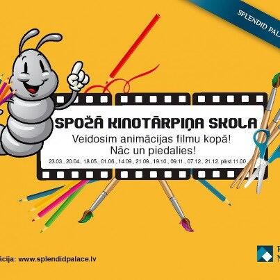 Kino_Splendid's tweet photo. Jau šo sestdien nāc uz piedalies Spožā Kino Tārpiņa skolā. Mīļi gaidīsim mūsu mazos draugus plkst. 11:00. http://t.co/uBMSVeJowL