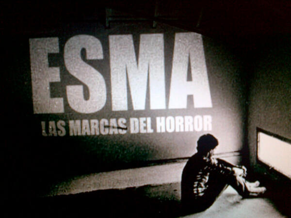 barilirodolfo's tweet photo. Ahora @telefenoticias ESMA, las marcas del Horror. Recorrimos el lugar junto a un sobreviviente y un hijo apropiado http://t.co/FkJhHDeLTR