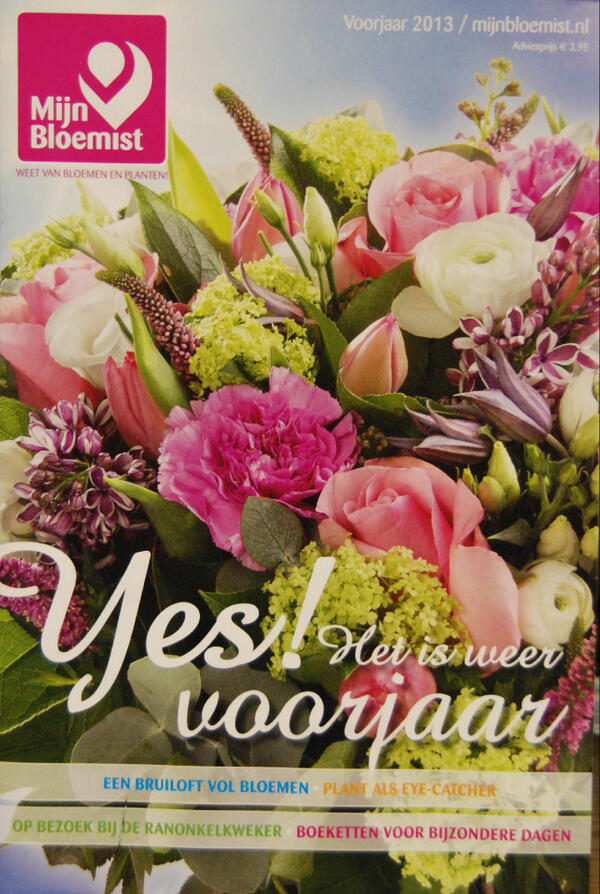 Het nieuwe magazine van <a href="/mijnbloemist/">Mijn Bloemist</a> is binnen. Vol met tips voor het voorjaar. Gratis af te halen in de winkel.