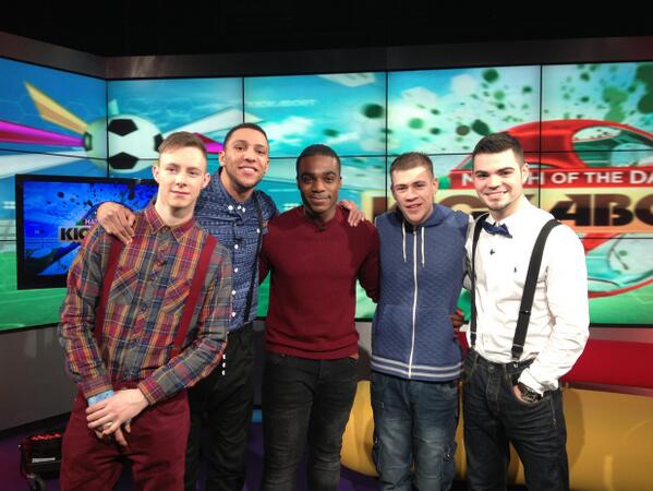 DawBell's tweet image. These guys are joining @OreOduba on tomorrow's ep. of MOTD Kickabout at 7.40am on CBBC! RT: @TheMendUK #MOTDKickabout