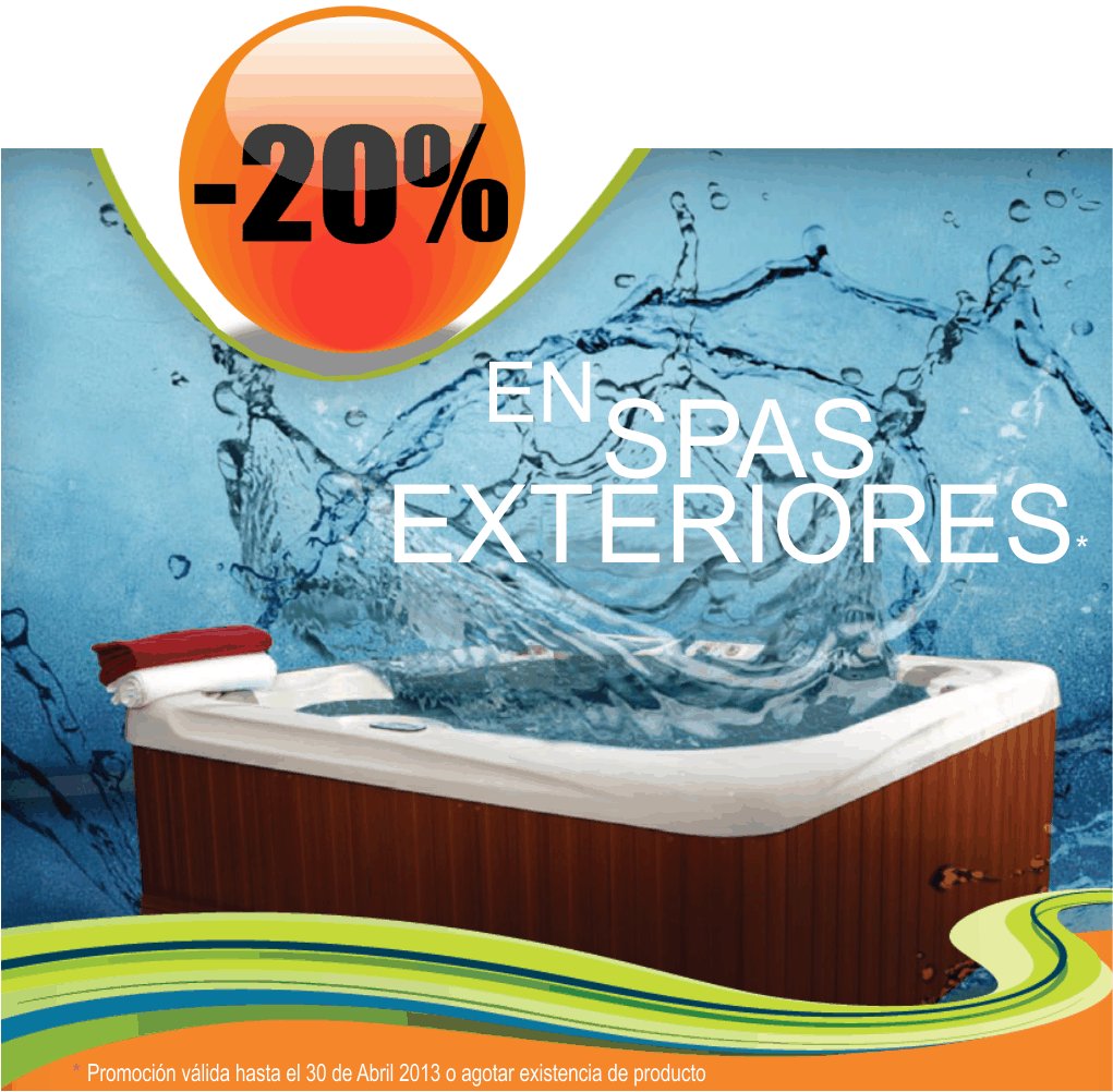RegaderasVIP's tweet image. Spas exteriores 2013 a 20% de Descuento!!  (Promoción válida  hasta el 30 de Abril 2013 o agotar existencia)