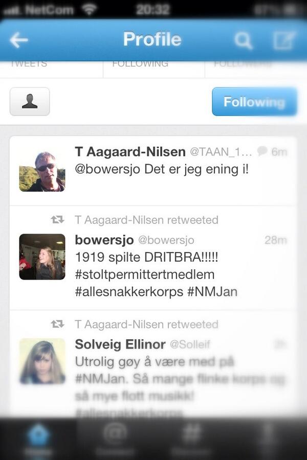 smk1919's tweet photo. Gode tilbakemeldinger florerer på Twitter! #NMjan #allesnakkerkorps http://t.co/VIntIdZGNq
