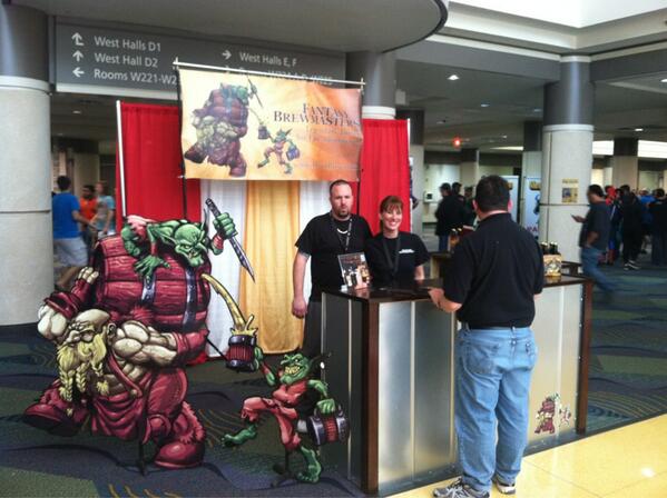 FantasyBrewing's tweet photo. it's on. #megacon #fb http://t.co/MviFqisaP8