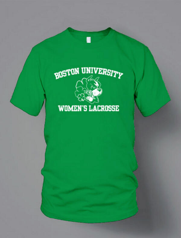 BU Athletics (@buathletics) on Twitter photo .<a href="/BUAthletics/">BU Athletics</a> Also the first 200 fans will receive a limited edition BU Women's Lax St. Patrick's Day T-Shirt! .<a href="/BUAthletics/">BU Athletics</a> Also the first 200 fans will receive a limited edition BU Women's Lax St. Patrick's Day T-Shirt!