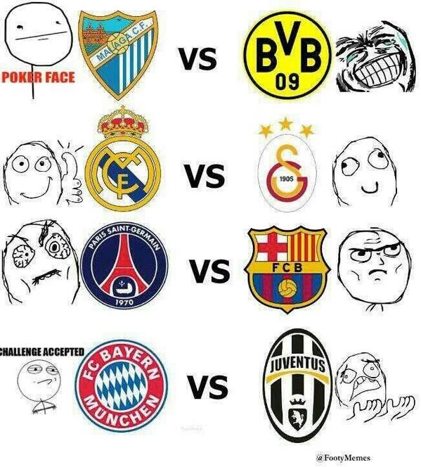 Reacciones hoy frente al sorteo de champions